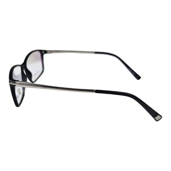 GIANNI PO WOMEN'S EYEGLASSES GP2612 55/15 145 BLACK/ SILVER DEMO - Picture 4 of 15